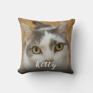 throw pillows with cats on them
