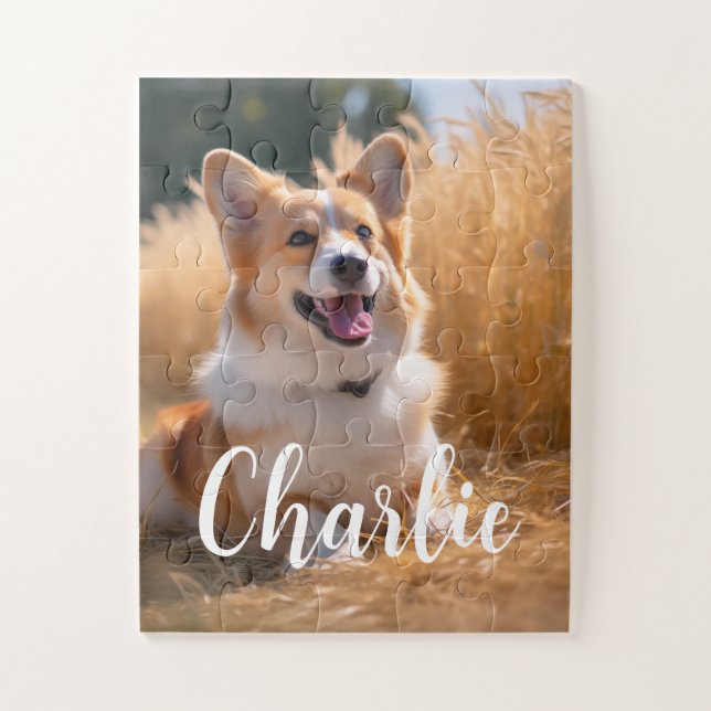 Custom Pet Photo Jigsaw Puzzle (Vertical)