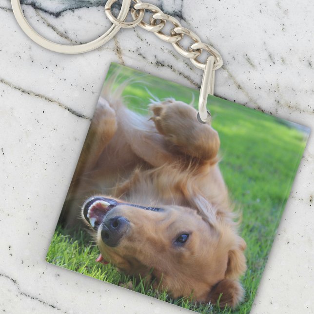 Custom Pet Photo Keychain (Creator Uploaded)