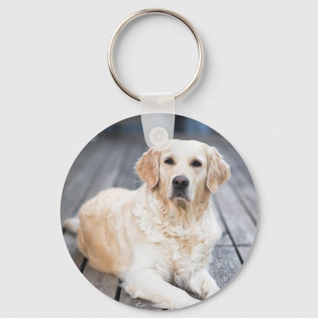 Custom Pet Photo Keychain (Front)
