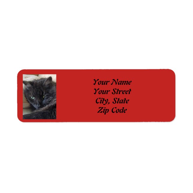 Custom Pet Photo Label (Front)