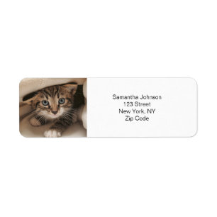 Custom Pet Photo Label
