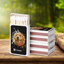 Custom Pet Photo Matchboxes – Personalized Party 