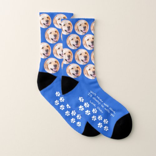 Custom Pet Photo Memorial Dog Socks