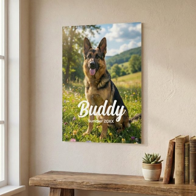 Custom Pet Photo & Name Personalized  Acrylic Print (Custom Pet Photo & Name Personalized Acrylic Print)