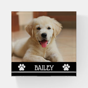Custom Pet Photo Paperweight
