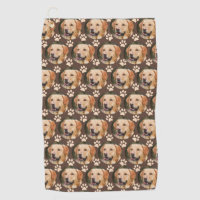 Custom Pet Photo Pattern Dog Brown