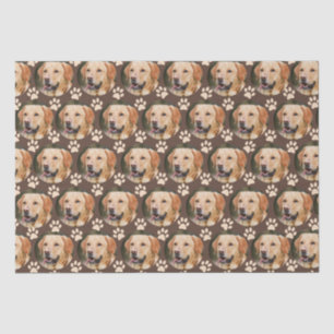 Custom Pet Photo Pattern Dog Tissue Paper