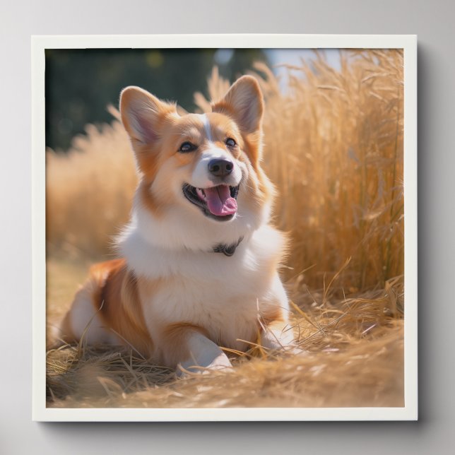 Custom Pet Photo Peel And Stick Photo Tile (Front Set)