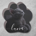 Custom Pet Photo Personalized Name Car Magnet<br><div class="desc">Personalized pet photo magnet</div>