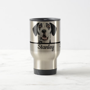 Custom Pet Photo   Personalized name Travel Mug