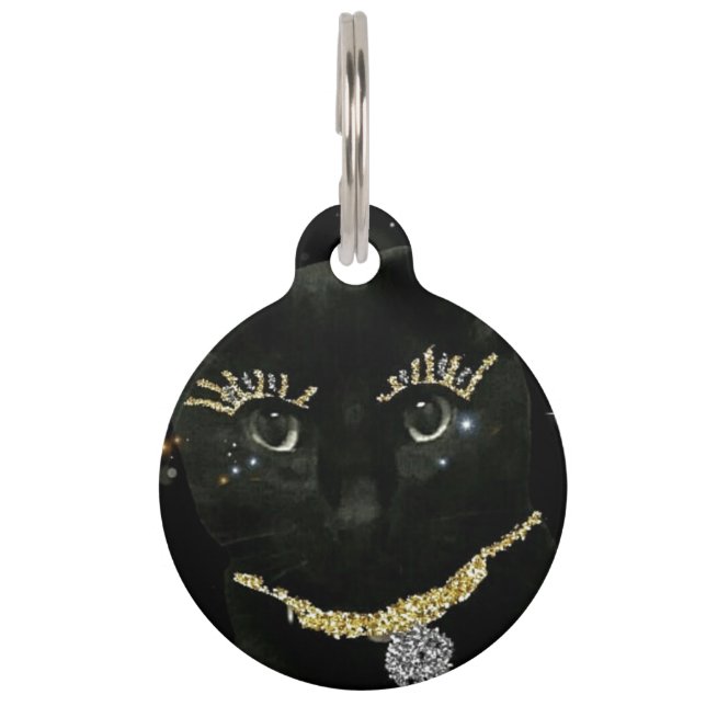 Custom Pet Photo Personalized Pet Tag (Front)