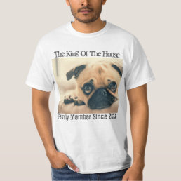 custom pet photo personalized text T-Shirt