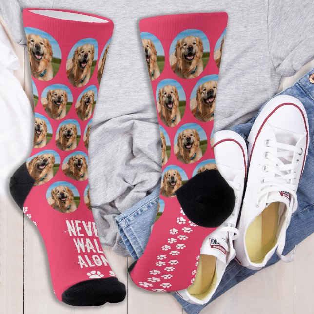Custom Pet Photo Personalized Unique Dog Socks (Creator Uploaded)
