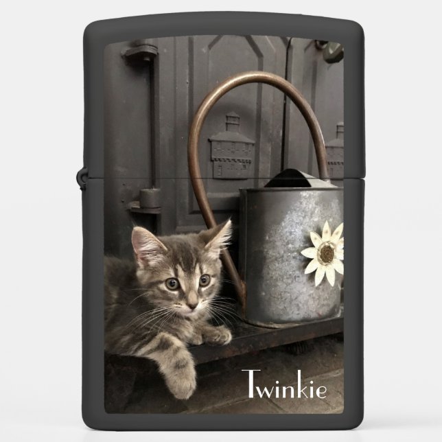 Custom Pet Photo Personalized Zippo Lighter (Front)
