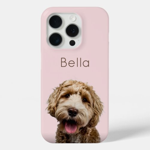 Custom Pet Photo Phone Case with Name
