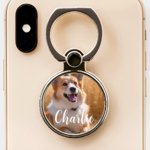 Custom Pet Photo Phone Ring Stand