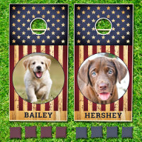 Custom Pet Photo Puppy Dog Personalized Patriotic