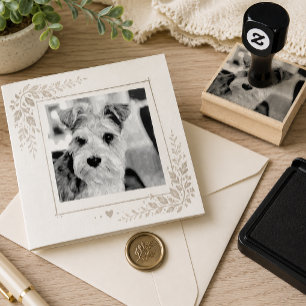 Custom Pet Photo Rubber Stamp