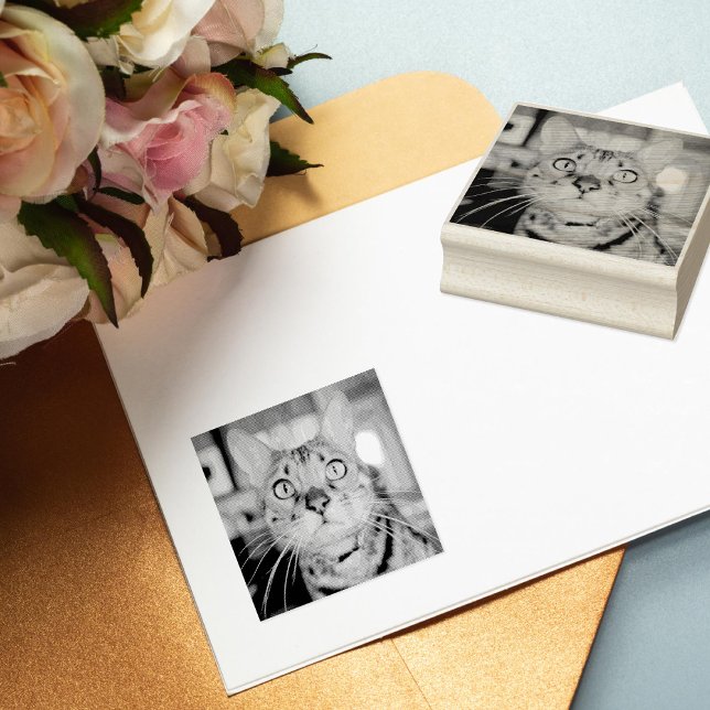 Custom Pet Photo Rubber Stamp (Creator Uploaded)