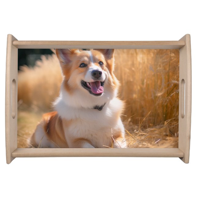 Custom Pet Photo Serving Tray (Front)