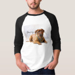 Custom Pet Photo Shirt<br><div class="desc">Show off your fur baby with a custom printed tee. Upload your own photo and add your own text to suite. To add your own picture and text: - Click the "Edit Design" button - Click on the dog picture and select "Change Image" - Click on the text and select...</div>