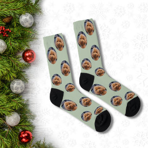 Custom Pet Photo Socks Personalized Pet Face