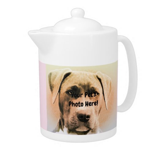 Custom Pet Photo Teapot