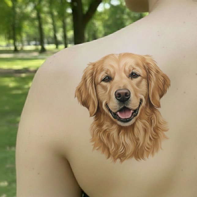 Custom Pet Photo Temporary Tattoo (Custom Pet Photo Temporary Tattoo)