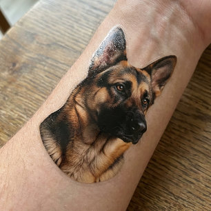 Custom Pet Photo Temporary Tattoo