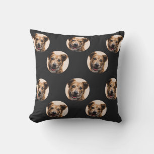 Custom Pet Photo Throw Pillow
