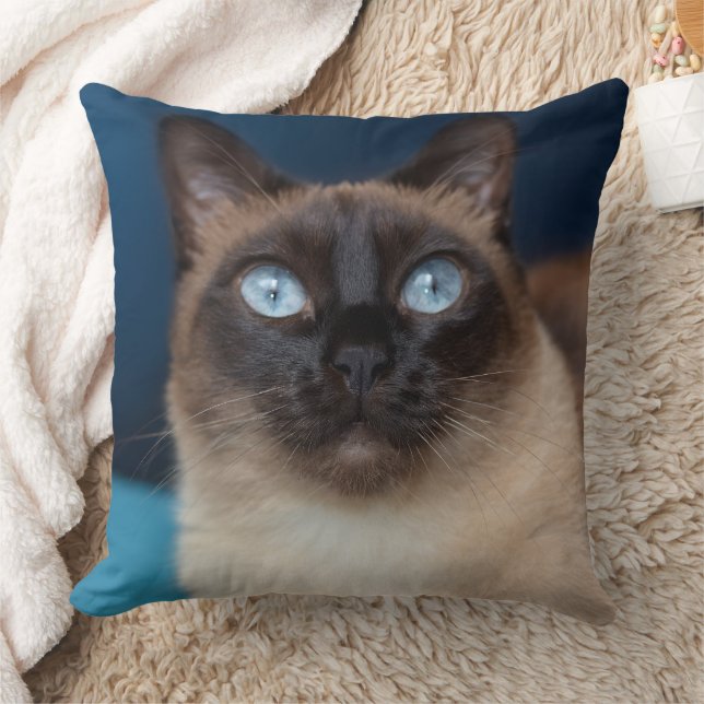 Custom pet photo throw pillow (Blanket)