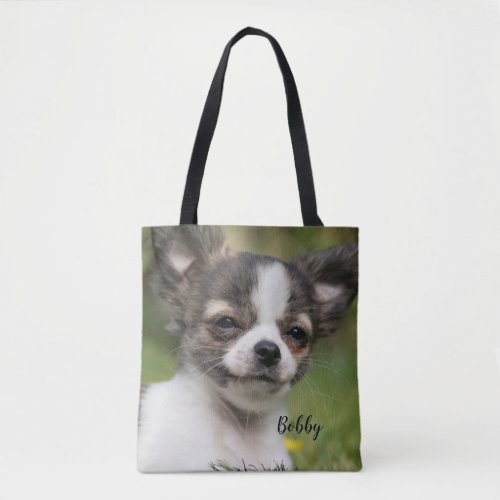 Custom Pet Photo Tote Bag