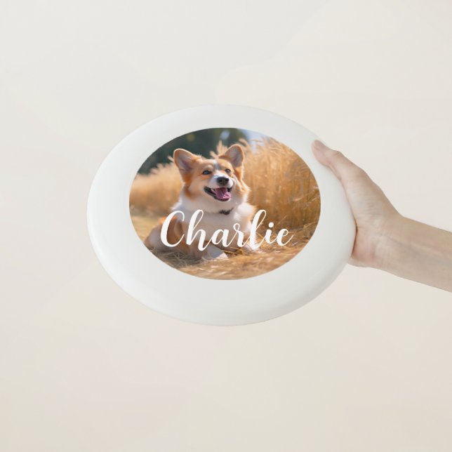 Custom Pet Photo Wham-O Frisbee (In Hand)
