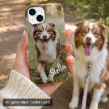 Custom Pet Photo with Personalized Name