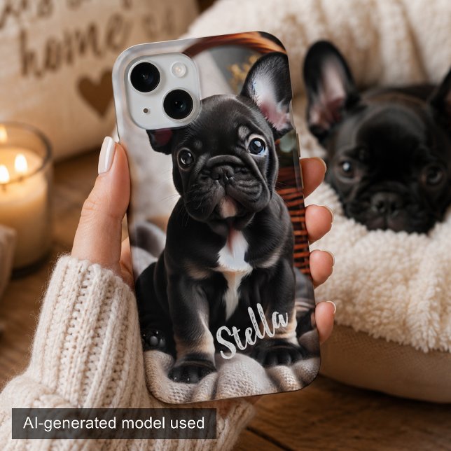 Custom Pet Photo with Personalized Name Case-Mate iPhone Case (Creator Uploaded)