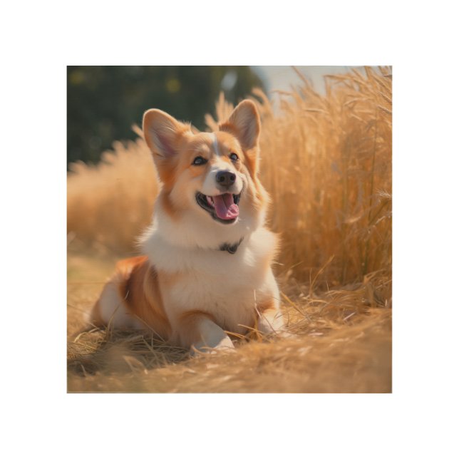 Custom Pet Photo Wood Wall Art (Front)