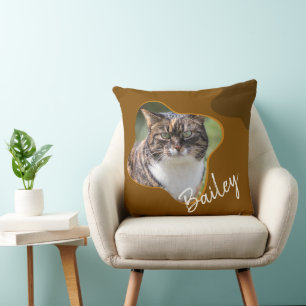 Custom Pet Picture Throw Pillow