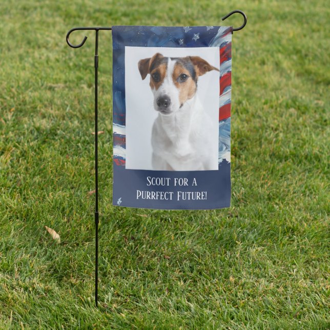 Custom Pet Politics Flag for USA Elections (In SItu)
