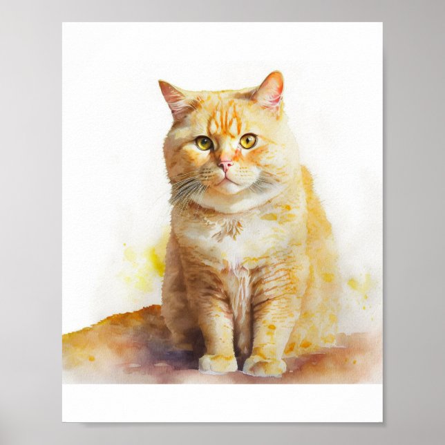 Custom Pet Portrait from Photo PRINTABLE Wall Art (Front)