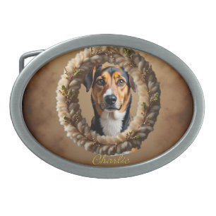Custom Pet Portrait – Just Upload a Simple Photo Belt Buckle