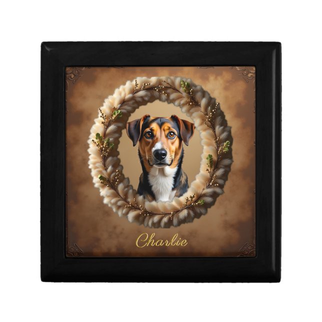 Custom Pet Portrait – Just Upload a Simple Photo Gift Box (Front)