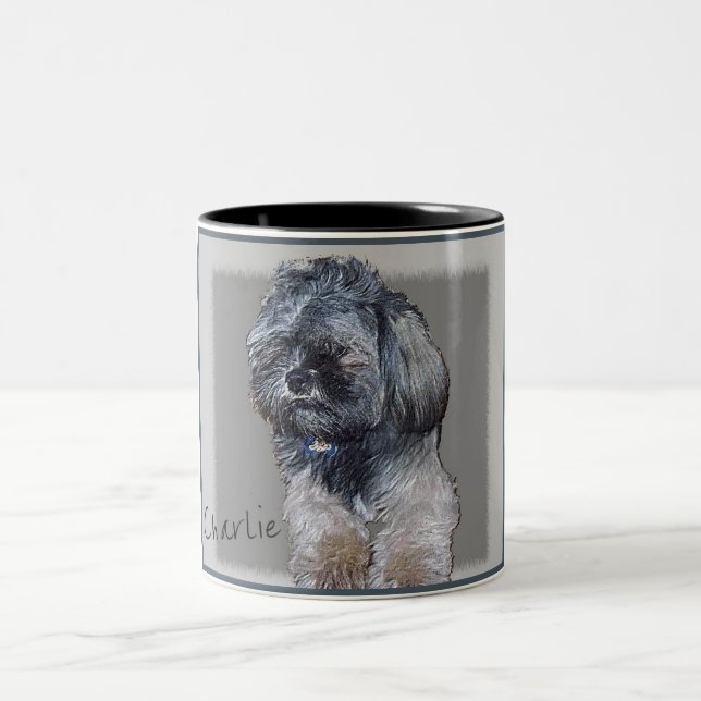 Custom Pet Portrait Mug (Center)