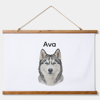 Custom Pet Portrait, Personalized Gift  Hanging Tapestry