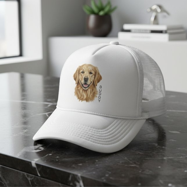Custom Pet Portrait Personalized Hat (Your Best Friend, Everywhere You Go)