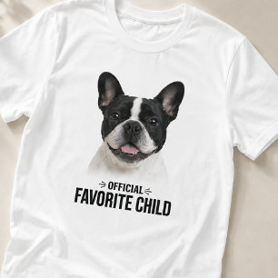 Custom Pet Portrait   Upload Photo + Text T-Shirt