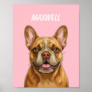 Custom Pet Portraits Using Pet Photo Personalized Poster