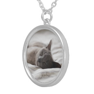 Custom Pet  Silver Plated Necklace