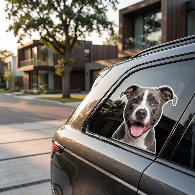 Custom Pet Sticker – Personalized Dog Photo Decal  (Creator Uploaded)