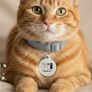 Custom Pet Tag Dog Cat I’m Lost Call My Mom